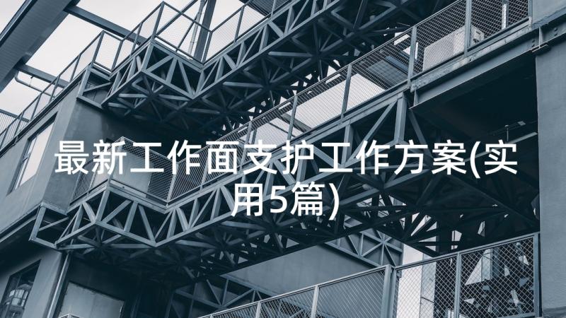 最新工作面支护工作方案(实用5篇)