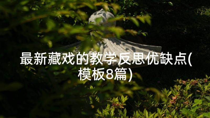 最新藏戏的教学反思优缺点(模板8篇)