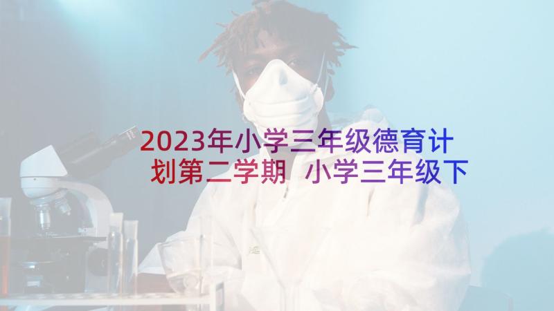 2023年小学三年级德育计划第二学期 小学三年级下学期英语教师工作计划(精选5篇)