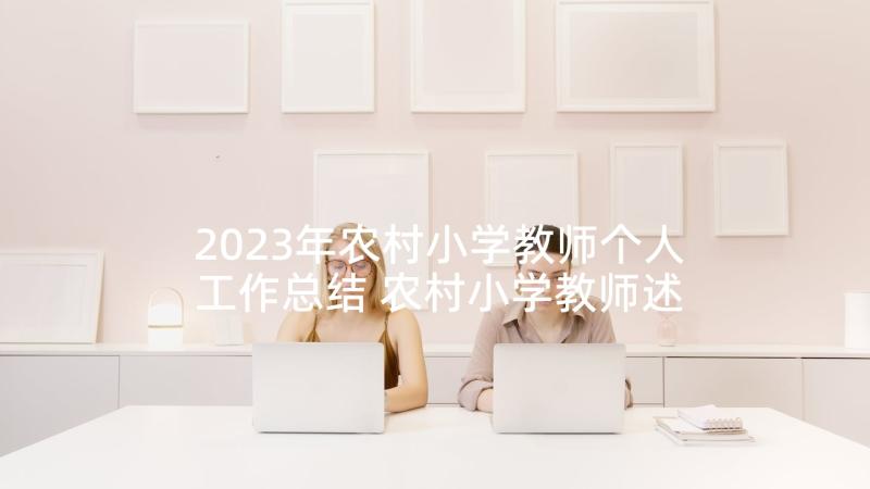 2023年农村小学教师个人工作总结 农村小学教师述职报告(通用7篇)