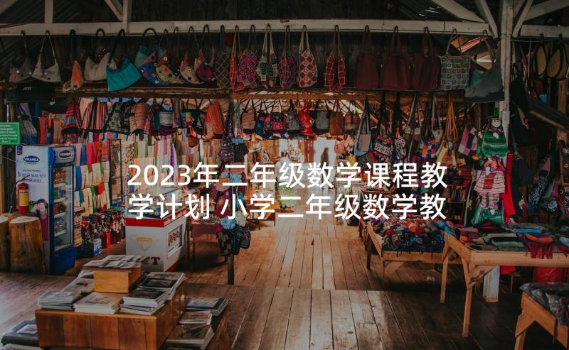 2023年二年级数学课程教学计划 小学二年级数学教学工作计划(大全6篇)