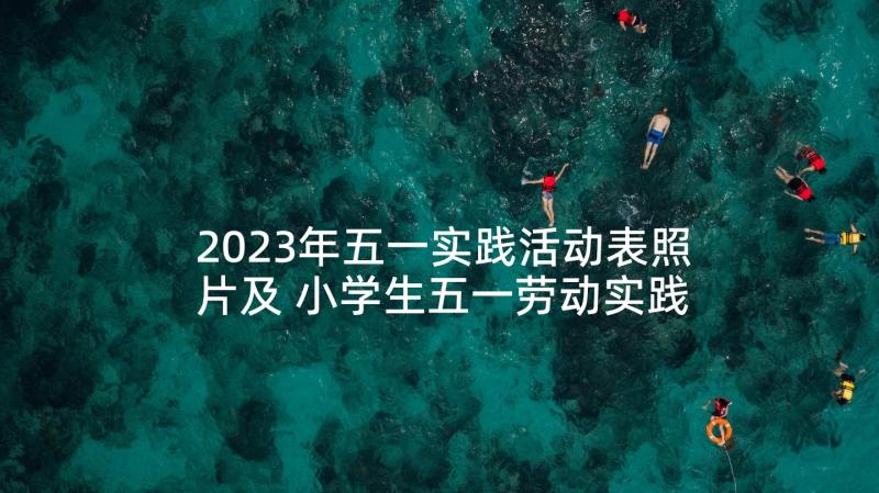 2023年五一实践活动表照片及 小学生五一劳动实践活动方案(通用5篇)