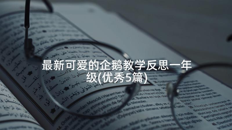 最新可爱的企鹅教学反思一年级(优秀5篇)