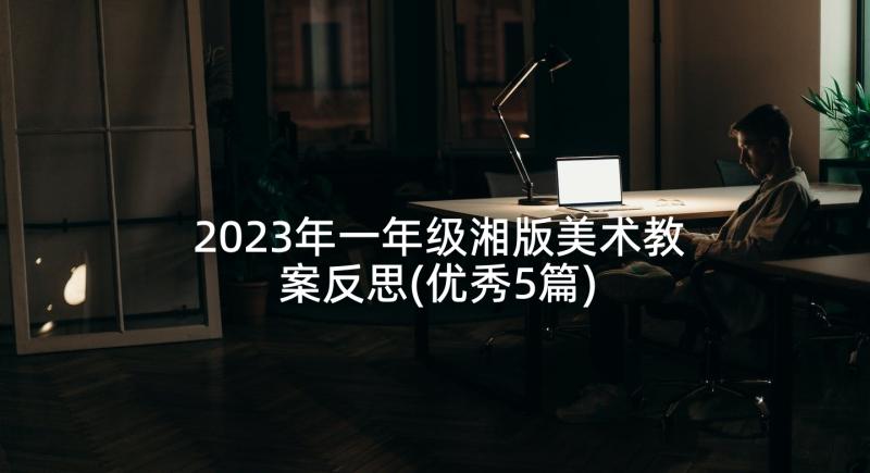 2023年一年级湘版美术教案反思(优秀5篇)