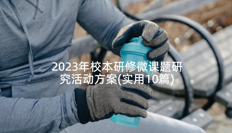 2023年校本研修微课题研究活动方案(实用10篇)