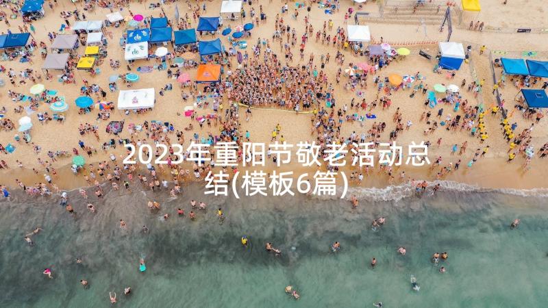 2023年重阳节敬老活动总结(模板6篇)