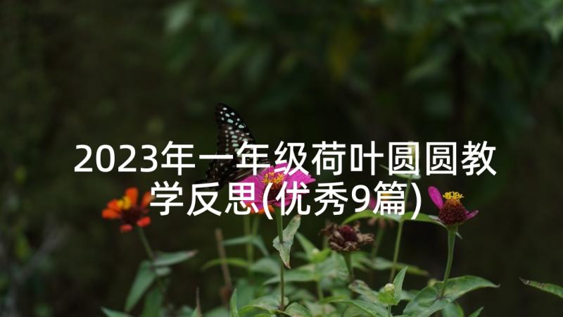 2023年一年级荷叶圆圆教学反思(优秀9篇)