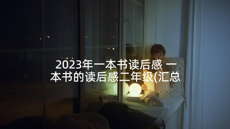 2023年一本书读后感 一本书的读后感二年级(汇总5篇)