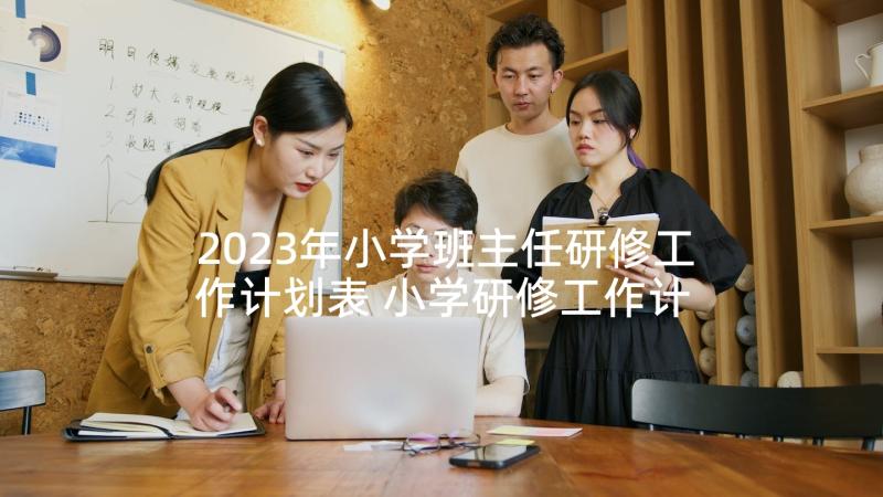 2023年小学班主任研修工作计划表 小学研修工作计划(精选6篇)