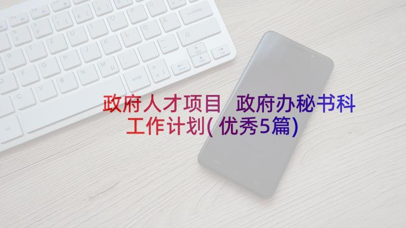 政府人才项目 政府办秘书科工作计划(优秀5篇)