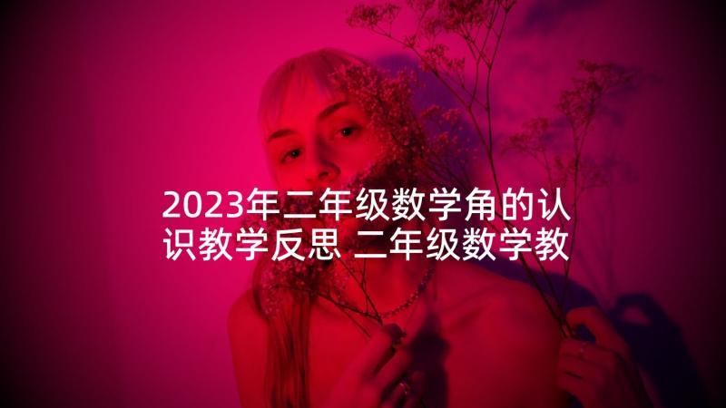 2023年二年级数学角的认识教学反思 二年级数学教学反思(汇总5篇)