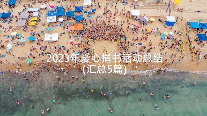 2023年爱心捐书活动总结(汇总5篇)