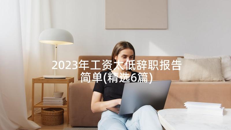 2023年工资太低辞职报告简单(精选6篇)