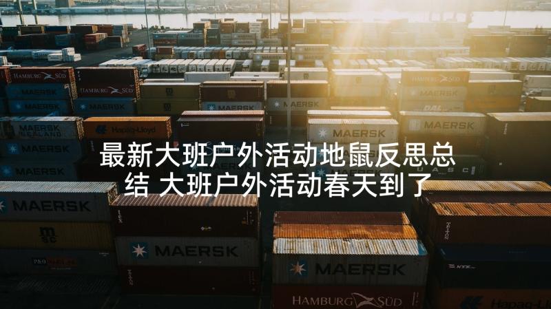 最新大班户外活动地鼠反思总结 大班户外活动春天到了教案与反思(大全5篇)