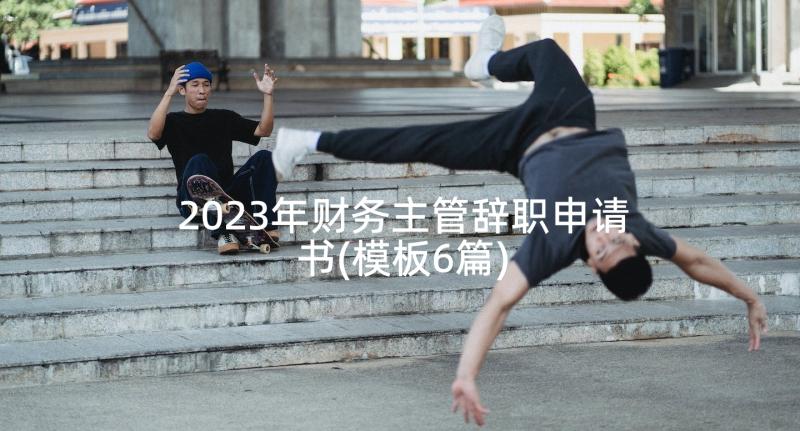 2023年财务主管辞职申请书(模板6篇)