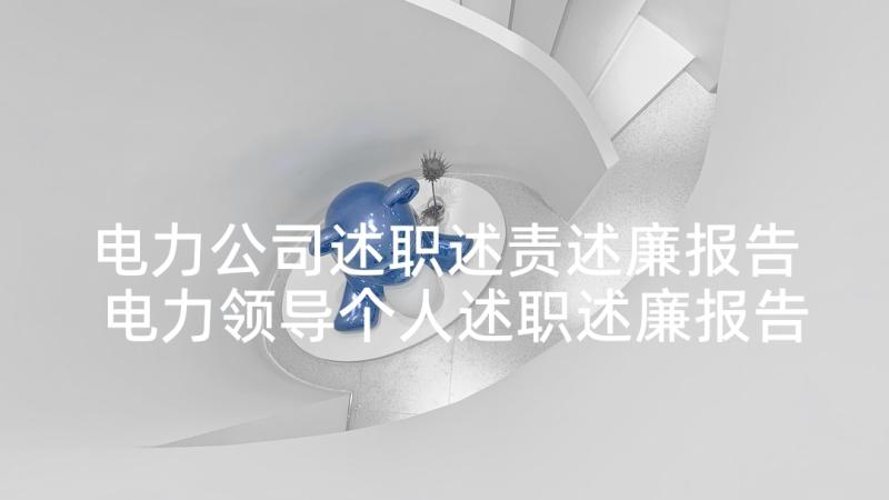 电力公司述职述责述廉报告 电力领导个人述职述廉报告(精选10篇)