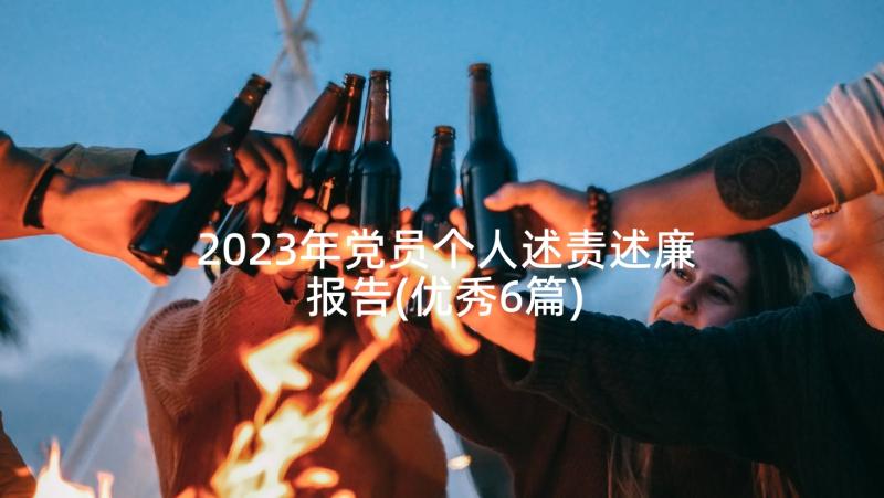 2023年党员个人述责述廉报告(优秀6篇)