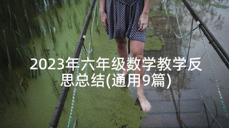 2023年六年级数学教学反思总结(通用9篇)