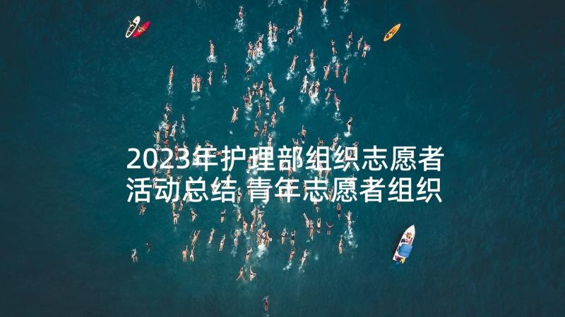 2023年护理部组织志愿者活动总结 青年志愿者组织活动总结(模板5篇)