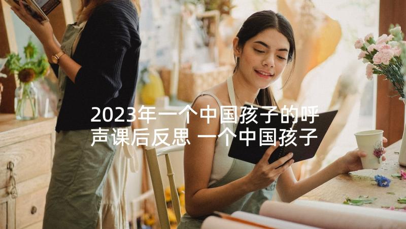 2023年一个中国孩子的呼声课后反思 一个中国孩子的呼声教学反思(实用5篇)