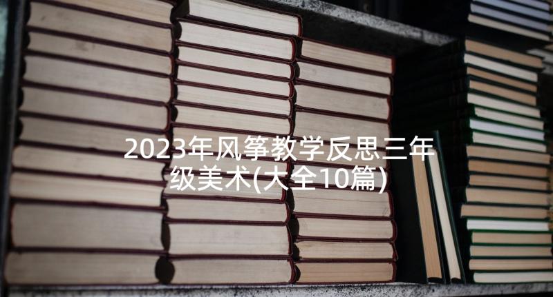 2023年风筝教学反思三年级美术(大全10篇)