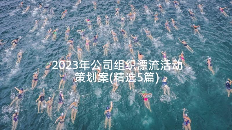 2023年公司组织漂流活动策划案(精选5篇)