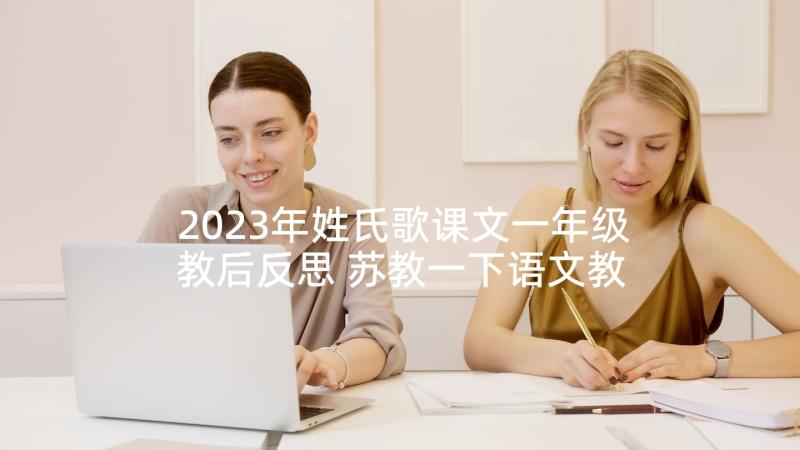 2023年姓氏歌课文一年级教后反思 苏教一下语文教学反思(精选5篇)