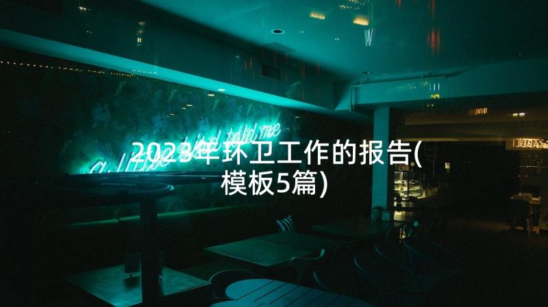 2023年环卫工作的报告(模板5篇)