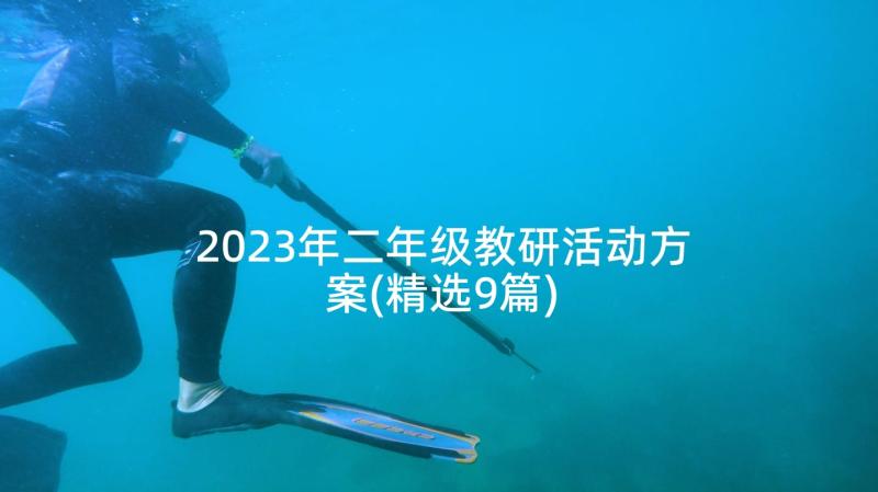 2023年二年级教研活动方案(精选9篇)