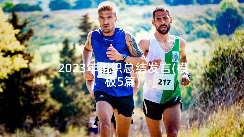 2023年组织总结发言(模板5篇)