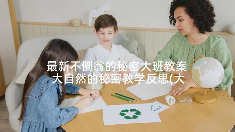 最新不倒翁的秘密大班教案 大自然的秘密教学反思(大全10篇)