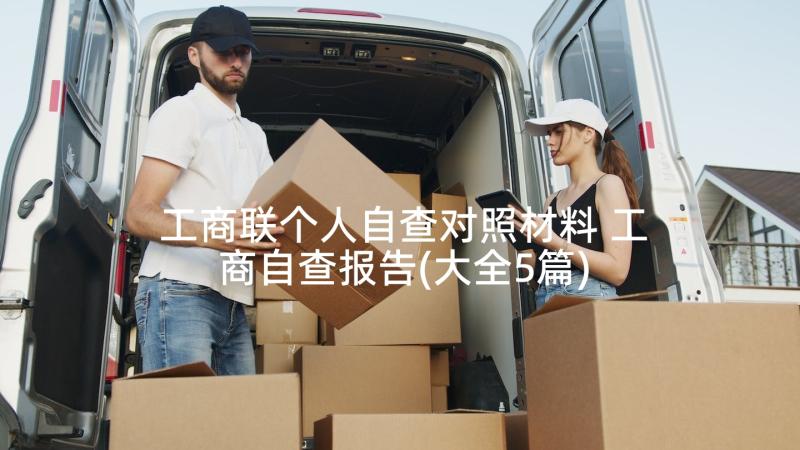 工商联个人自查对照材料 工商自查报告(大全5篇)