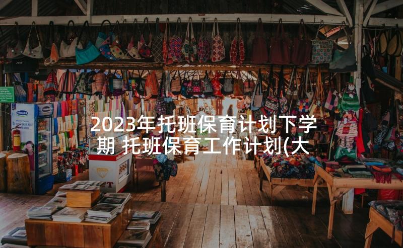 2023年托班保育计划下学期 托班保育工作计划(大全5篇)