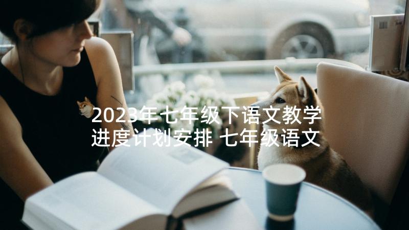 2023年七年级下语文教学进度计划安排 七年级语文教学计划(精选5篇)