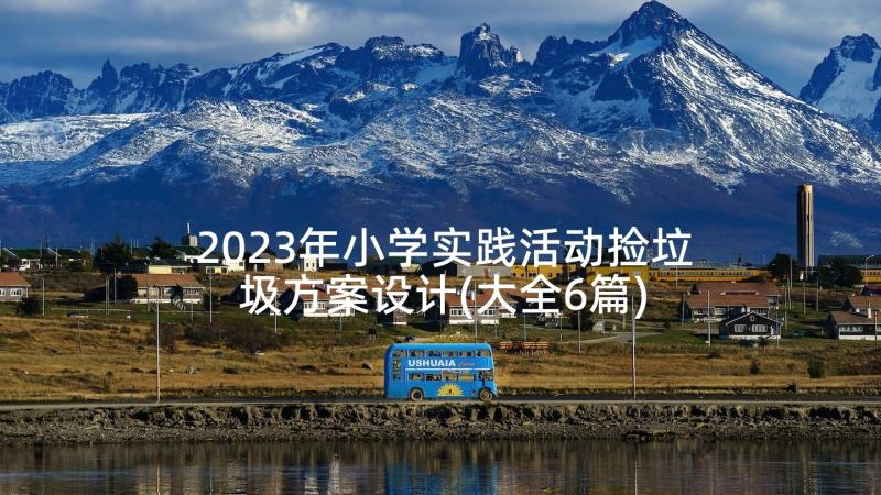 2023年小学实践活动捡垃圾方案设计(大全6篇)