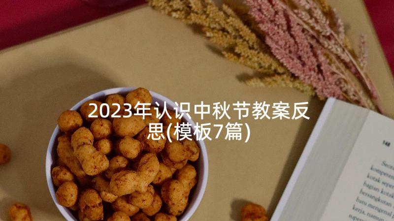 2023年认识中秋节教案反思(模板7篇)