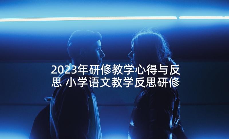 2023年研修教学心得与反思 小学语文教学反思研修日志(汇总9篇)