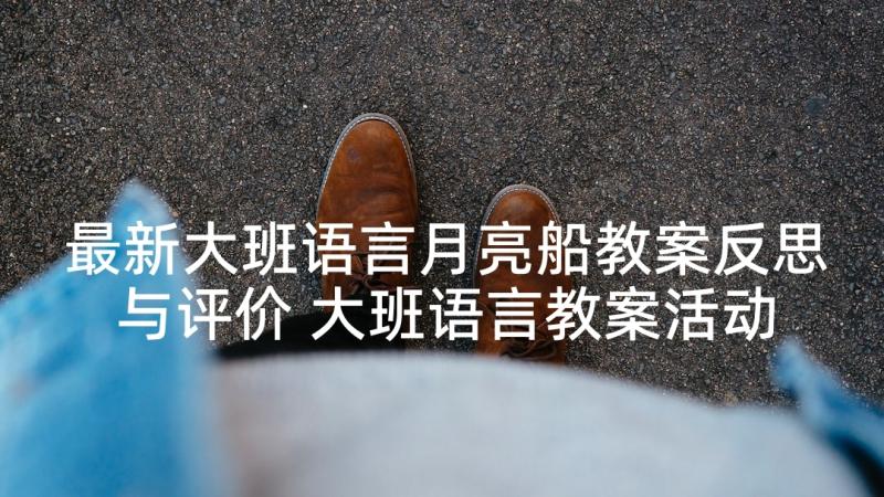 最新大班语言月亮船教案反思与评价 大班语言教案活动反思(实用9篇)