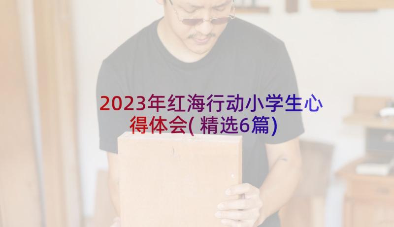 2023年红海行动小学生心得体会(精选6篇)