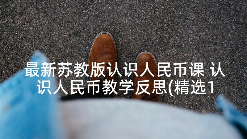 最新苏教版认识人民币课 认识人民币教学反思(精选10篇)