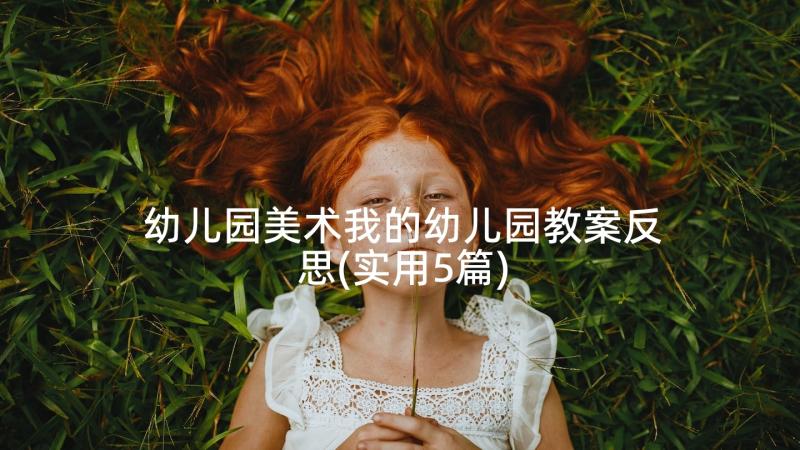 幼儿园美术我的幼儿园教案反思(实用5篇)