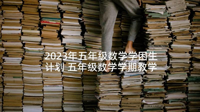 2023年五年级数学学困生计划 五年级数学学期教学计划(汇总5篇)