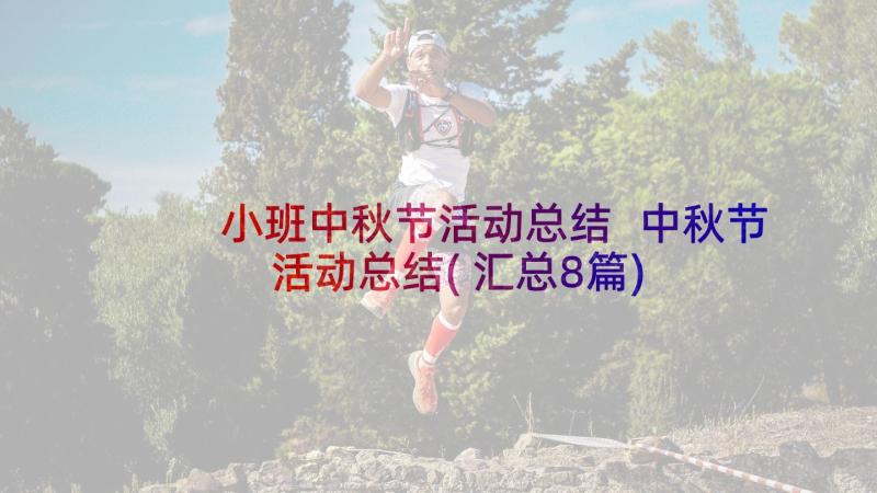 小班中秋节活动总结 中秋节活动总结(汇总8篇)