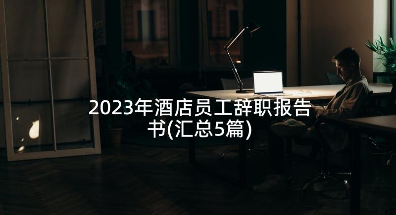 2023年酒店员工辞职报告书(汇总5篇)