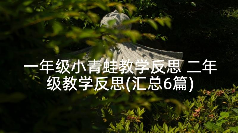 一年级小青蛙教学反思 二年级教学反思(汇总6篇)