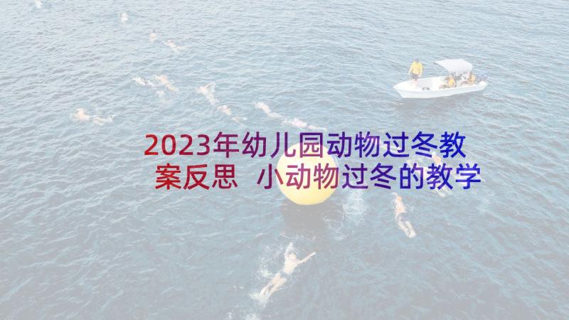 2023年幼儿园动物过冬教案反思 小动物过冬的教学反思(精选5篇)