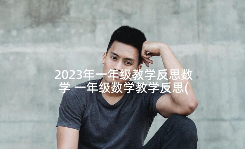 2023年一年级教学反思数学 一年级数学教学反思(精选6篇)