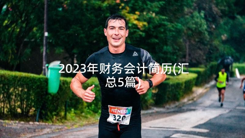 2023年财务会计简历(汇总5篇)