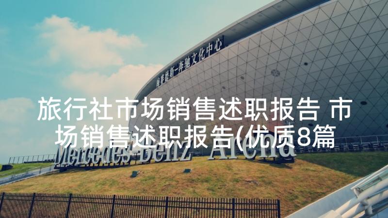 旅行社市场销售述职报告 市场销售述职报告(优质8篇)