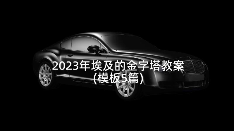 2023年埃及的金字塔教案(模板5篇)